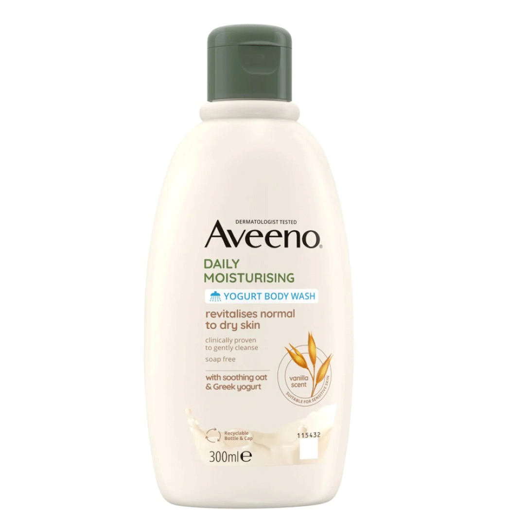 AVEENO D/M BODY WASH VANILLA N OATS SCENT 300ML